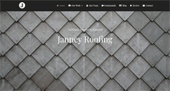 Desktop Screenshot of janneyroofing.com